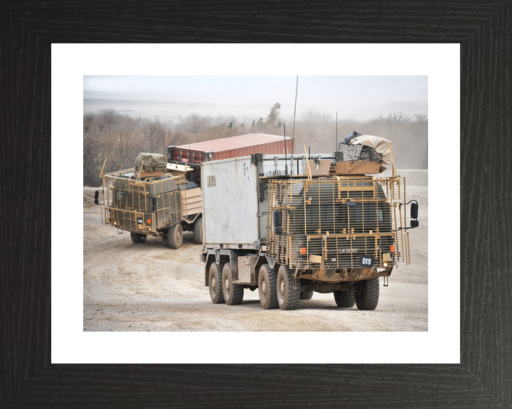 British Army 1 LSR EPLS Convoy Helmand February 2012