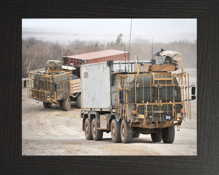 British Army 1 LSR EPLS Convoy Helmand February 2012