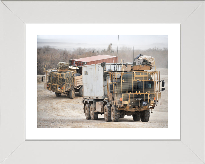 British Army 1 LSR EPLS Convoy Helmand February 2012