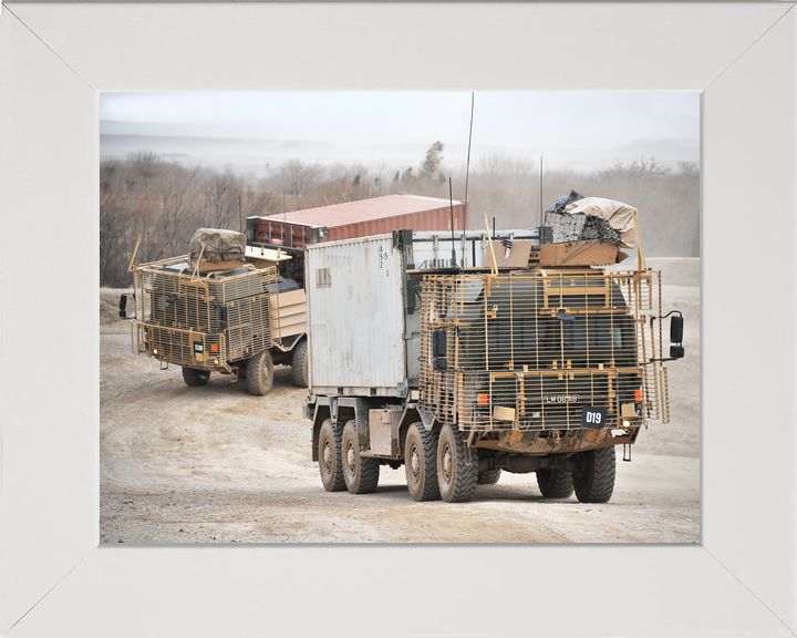 British Army 1 LSR EPLS Convoy Helmand February 2012