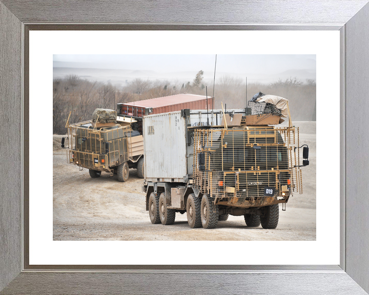 British Army 1 LSR EPLS Convoy Helmand February 2012