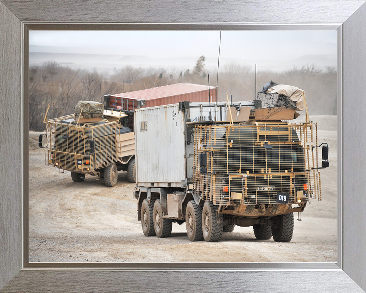 British Army 1 LSR EPLS Convoy Helmand February 2012