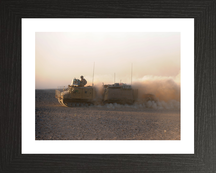 British Army Viking Armoured Vehicle Dust Helmand 2009
