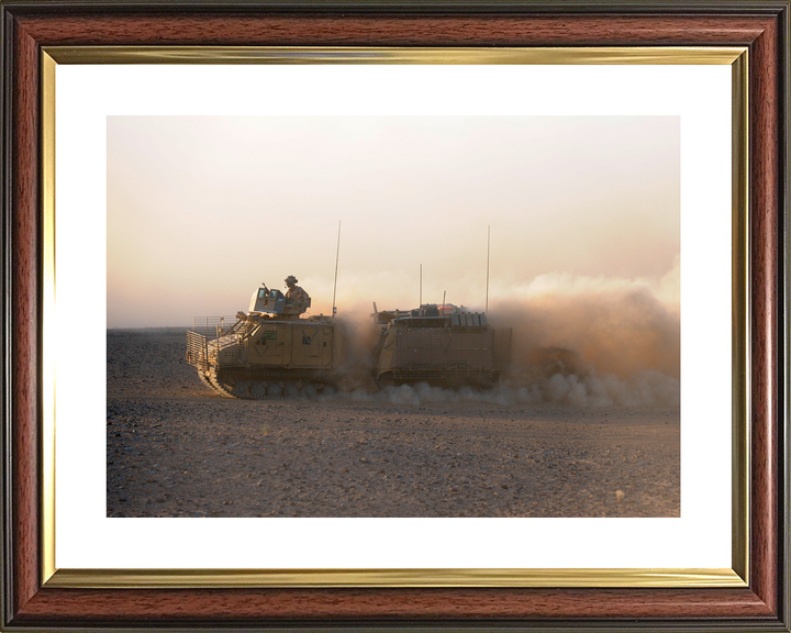 British Army Viking Armoured Vehicle Dust Helmand 2009