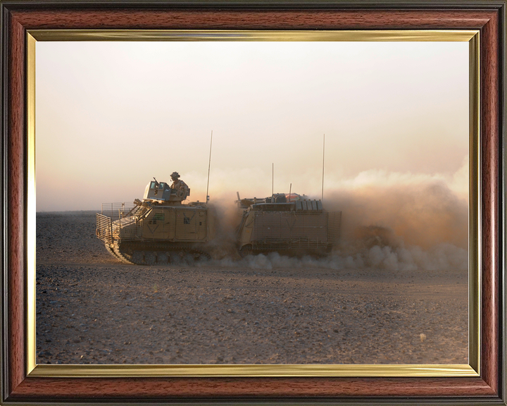 British Army Viking Armoured Vehicle Dust Helmand 2009
