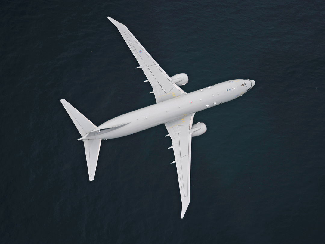 RAF Poseidon in flight from above Photo Print - Royal Air Force Aircraft Hampshire Prints 6 x 4 No Frame No