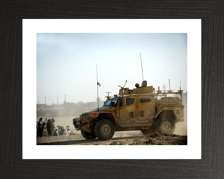 British Army Scots Guards Husky Patrol Lashkar Gah October 2010