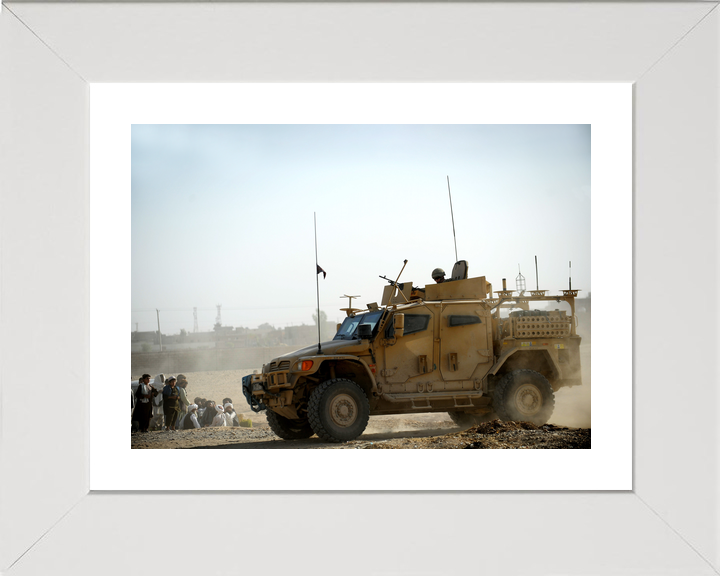 British Army Scots Guards Husky Patrol Lashkar Gah October 2010
