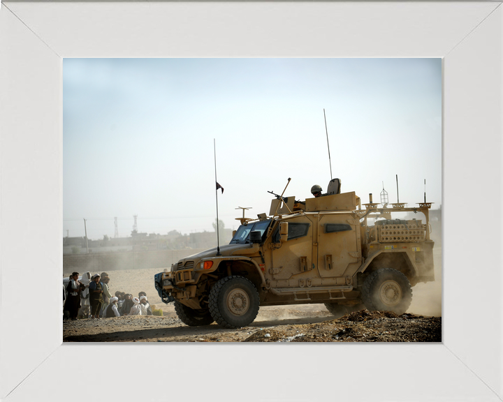 British Army Scots Guards Husky Patrol Lashkar Gah October 2010