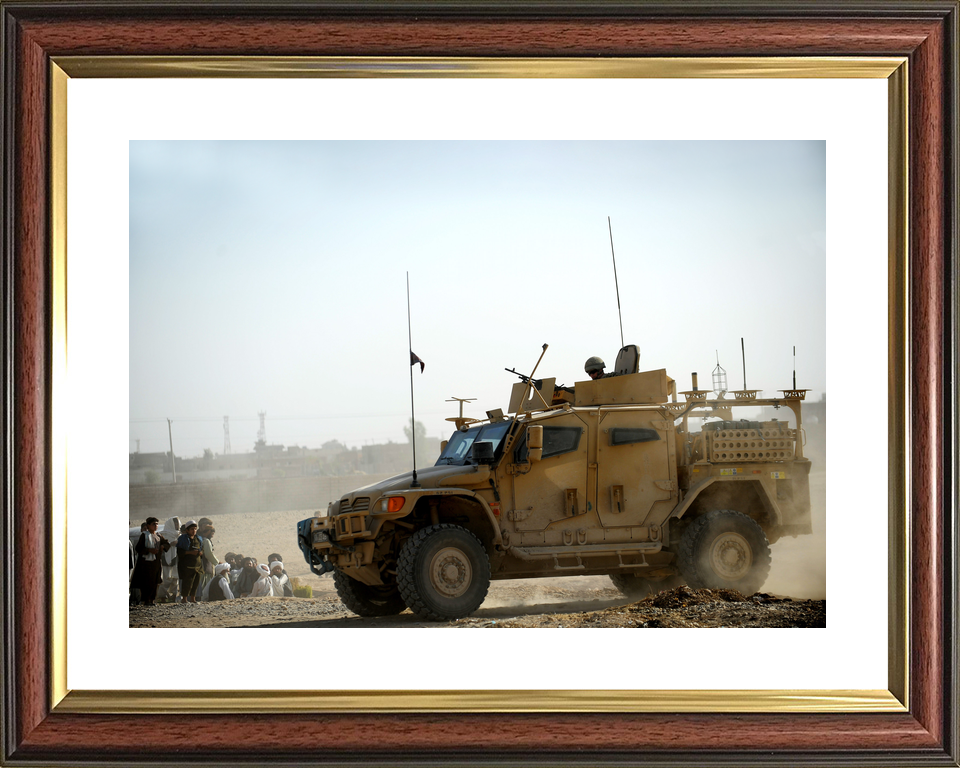 British Army Scots Guards Husky Patrol Lashkar Gah October 2010