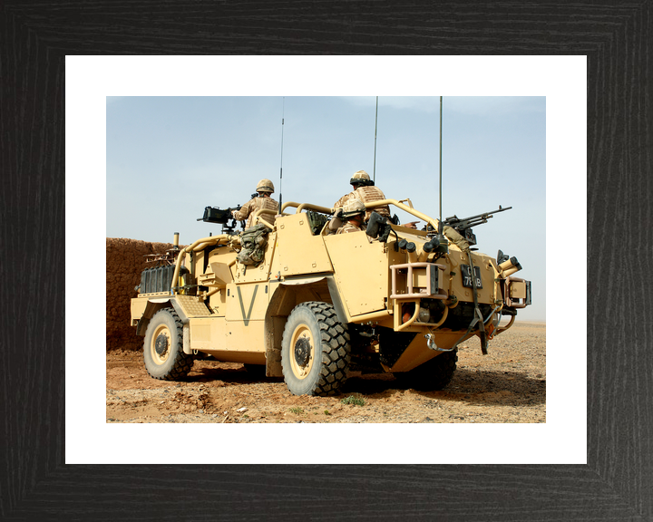 British Army Jackal Vehicle Camp Bastion April 2008