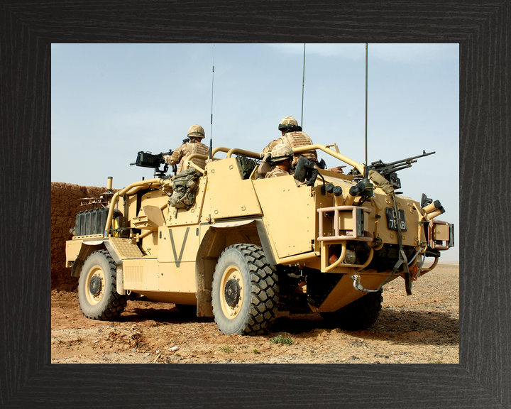 British Army Jackal Vehicle Camp Bastion April 2008
