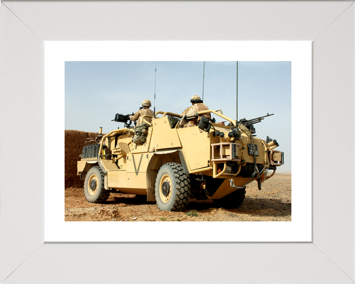British Army Jackal Vehicle Camp Bastion April 2008