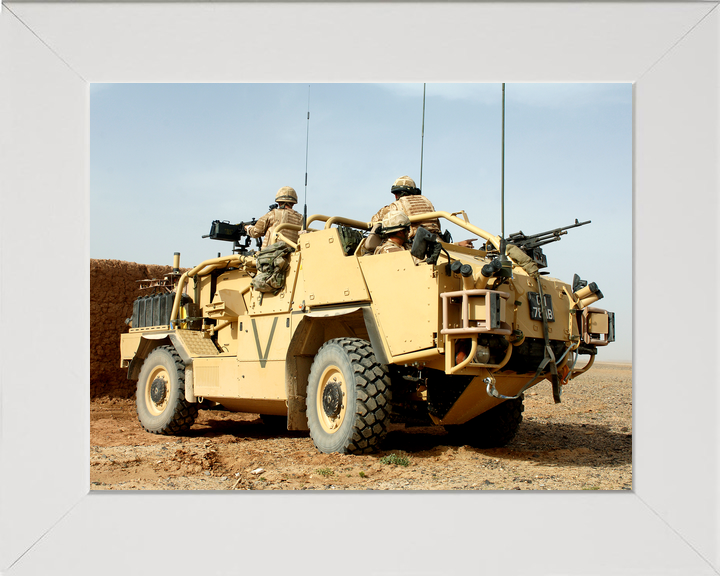 British Army Jackal Vehicle Camp Bastion April 2008