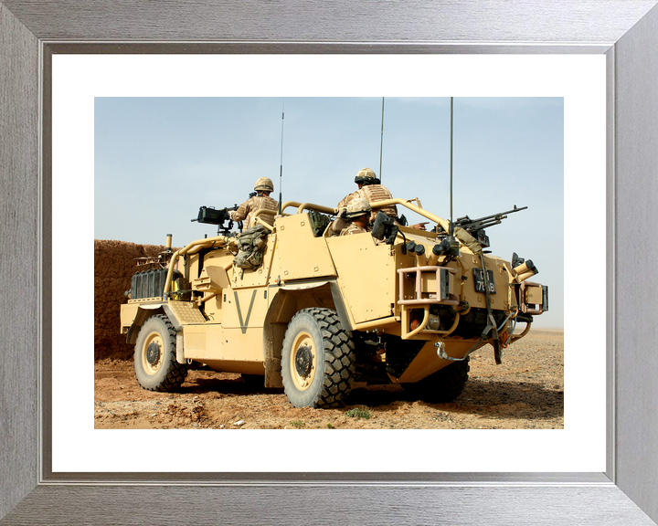 British Army Jackal Vehicle Camp Bastion April 2008