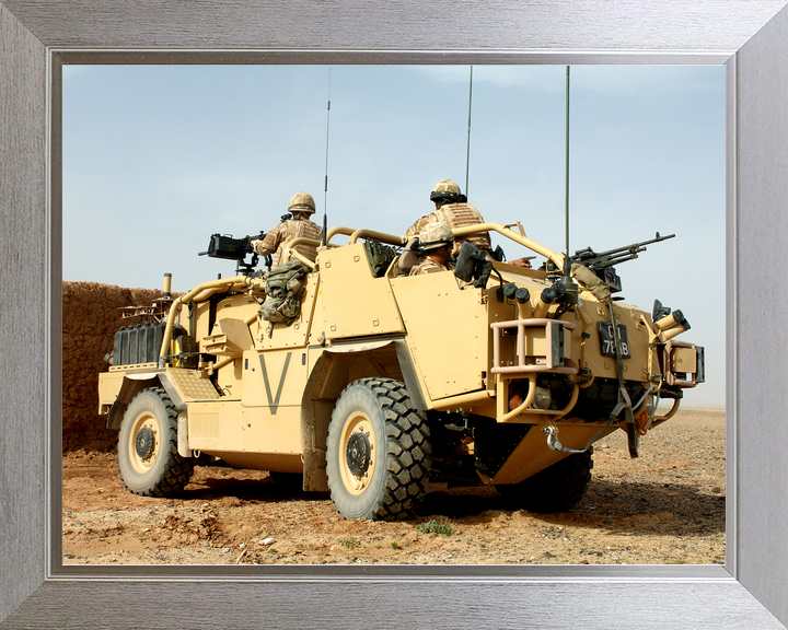 British Army Jackal Vehicle Camp Bastion April 2008