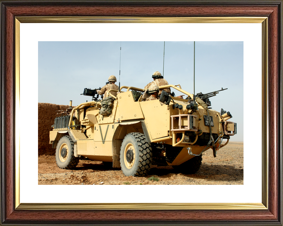British Army Jackal Vehicle Camp Bastion April 2008