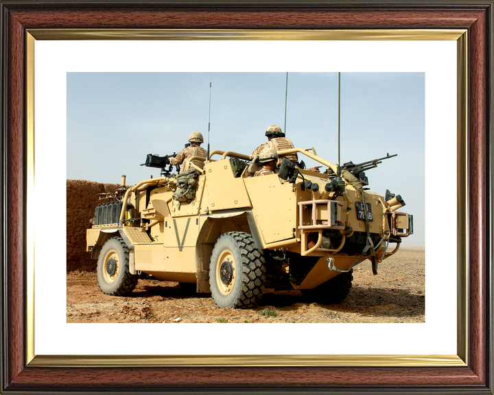 British Army Jackal Vehicle Camp Bastion April 2008