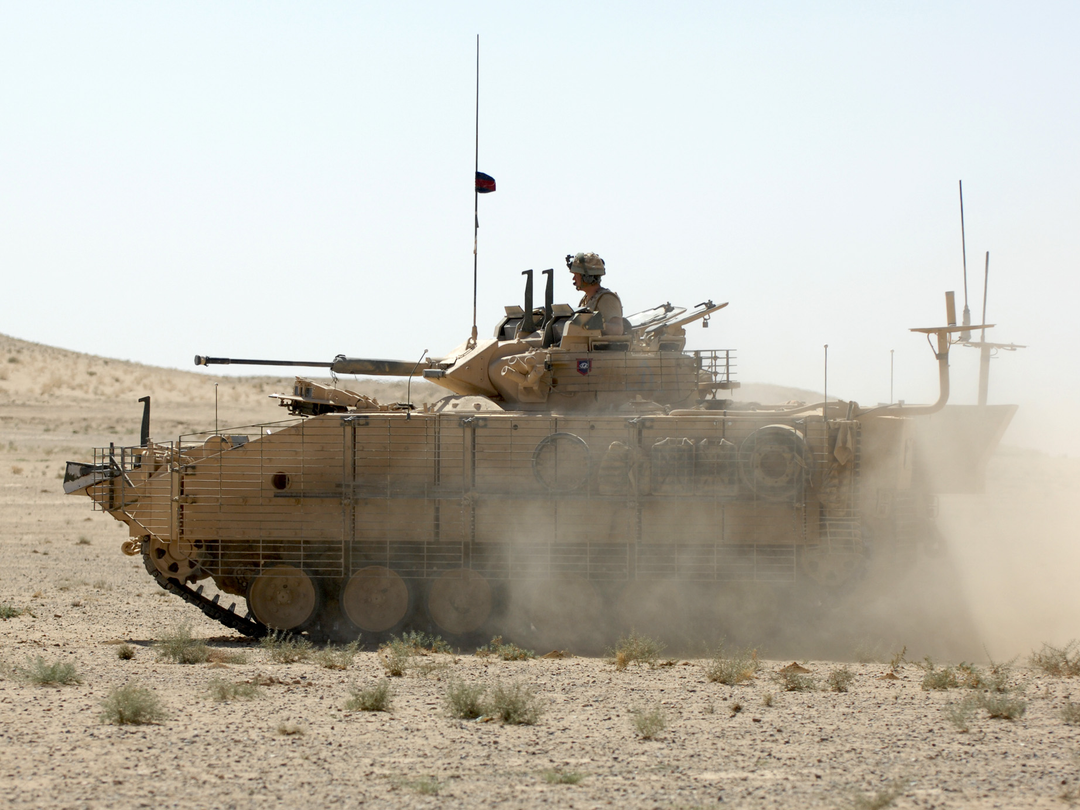 British Army Scots Guards Warrior Helmand September 2007