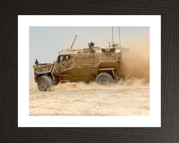 British Army Foxhound Patrol Vehicle Camp Bastion June 2012