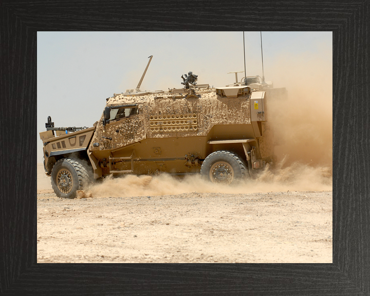 British Army Foxhound Patrol Vehicle Camp Bastion June 2012