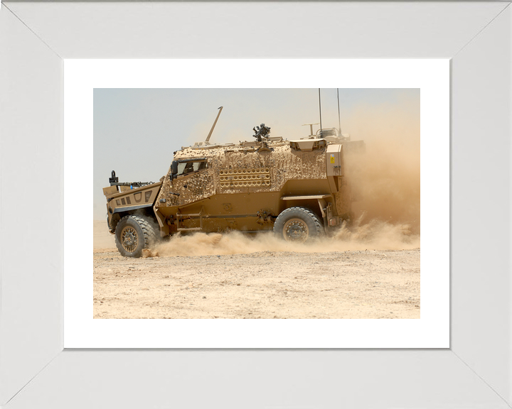 British Army Foxhound Patrol Vehicle Camp Bastion June 2012