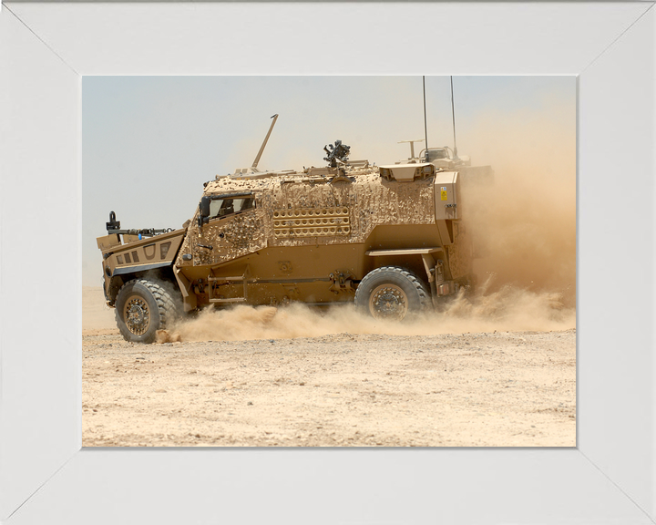 British Army Foxhound Patrol Vehicle Camp Bastion June 2012