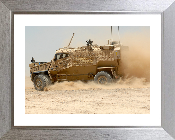 British Army Foxhound Patrol Vehicle Camp Bastion June 2012