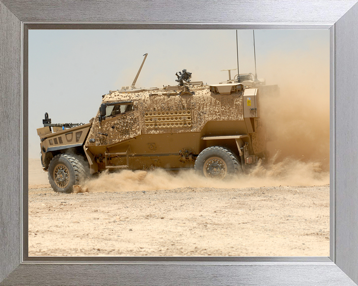 British Army Foxhound Patrol Vehicle Camp Bastion June 2012