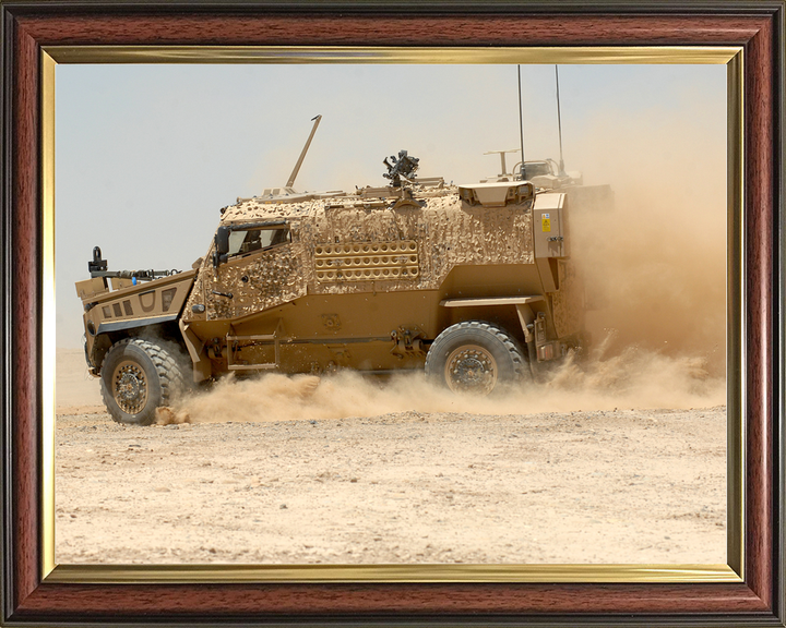British Army Foxhound Patrol Vehicle Camp Bastion June 2012