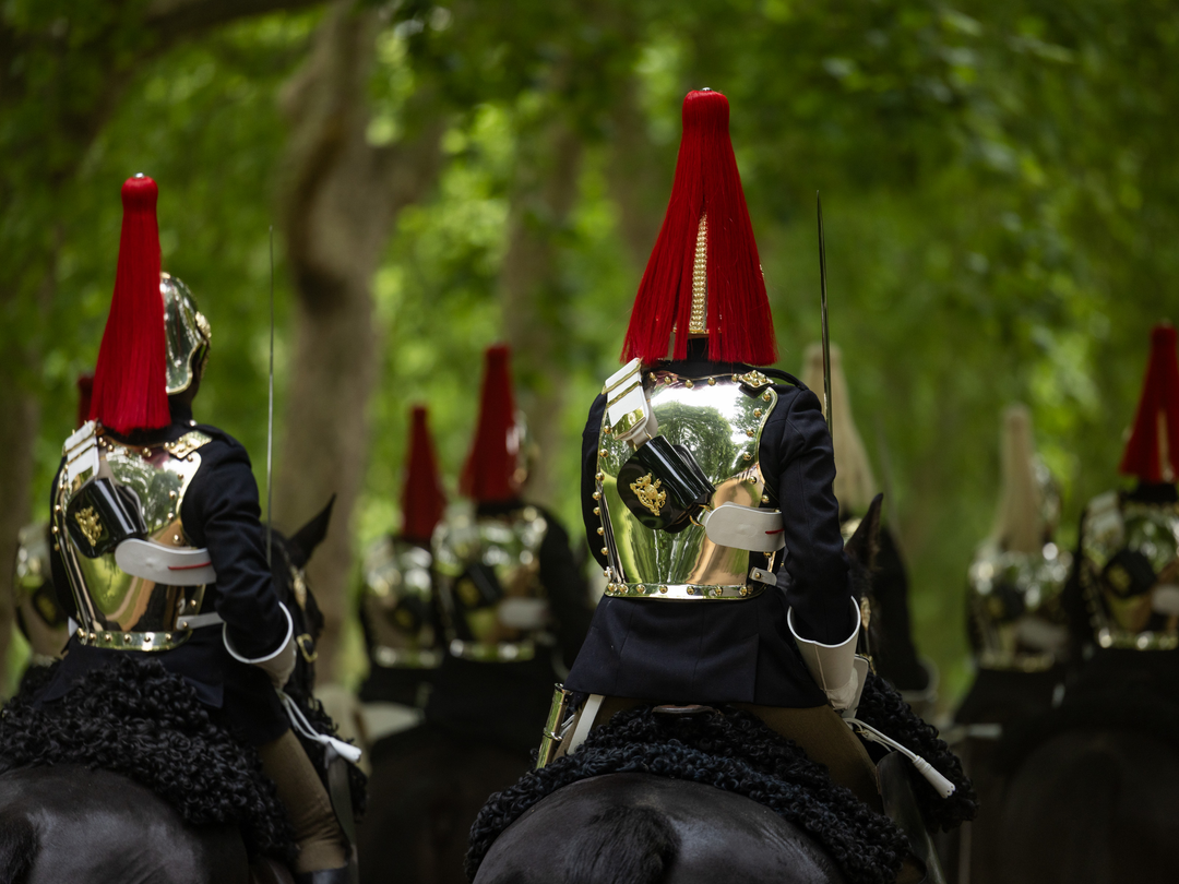 British Army Household Cavalry Troopers Riding Photo Print Wall Art Military Decor Poster Posters, Prints, & Visual Artwork Hampshire Prints 6 x 4 No Frame No