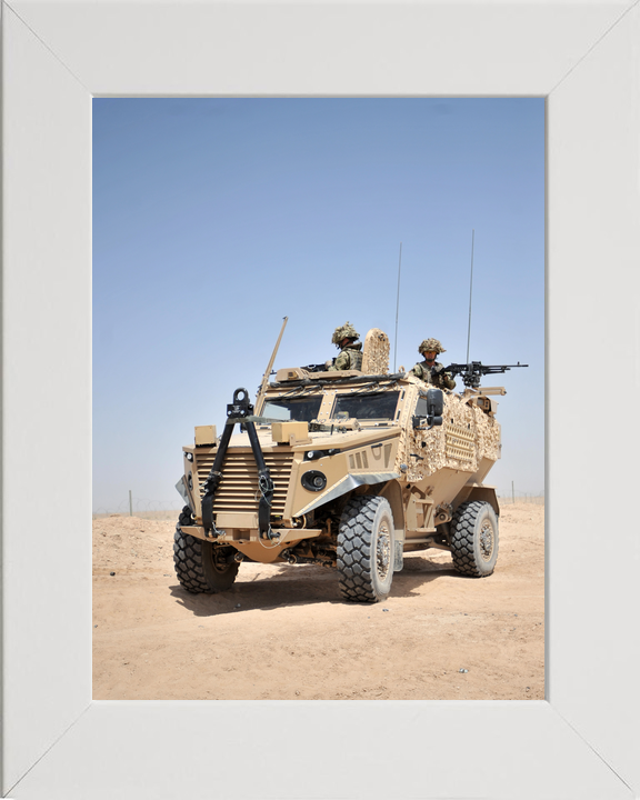 British Army Foxhound Crew in Hatches Bastion June 2012