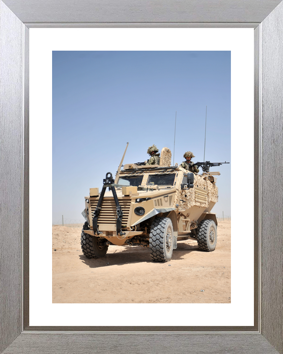 British Army Foxhound Crew in Hatches Bastion June 2012