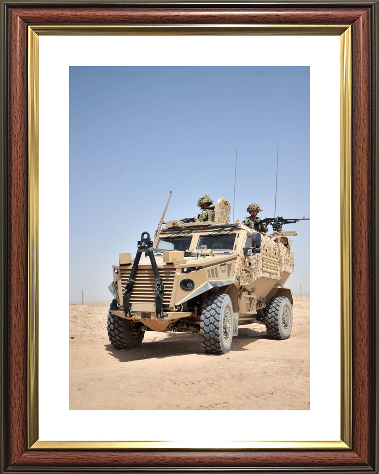 British Army Foxhound Crew in Hatches Bastion June 2012