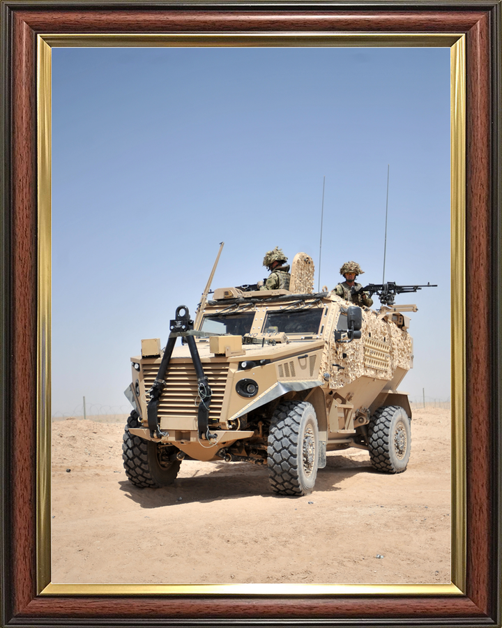British Army Foxhound Crew in Hatches Bastion June 2012