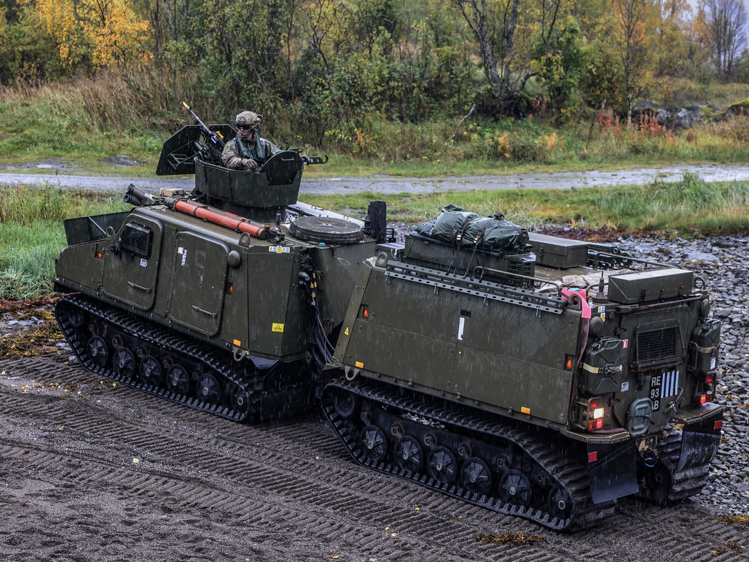 Royal Marines Commandos on a Viking All Terrain Vehicle Photo Print - CLR Armoured Support Hampshire Prints 6 x 4 No Frame No