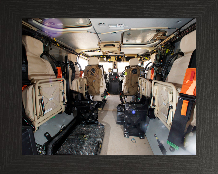 British Army Foxhound Interior Camp Bastion June 2012