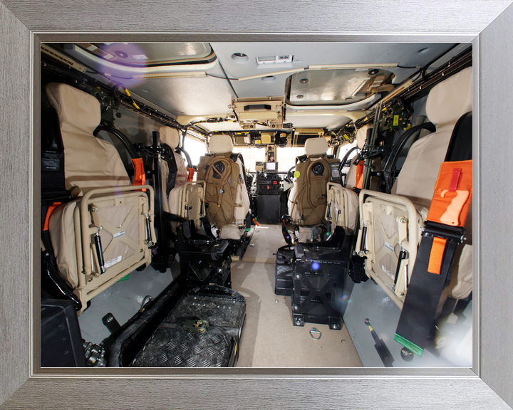 British Army Foxhound Interior Camp Bastion June 2012