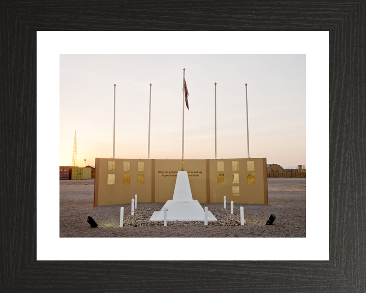 Camp Bastion Memorial Wall Afghanistan August 2014