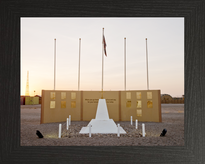 Camp Bastion Memorial Wall Afghanistan August 2014
