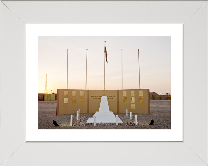 Camp Bastion Memorial Wall Afghanistan August 2014