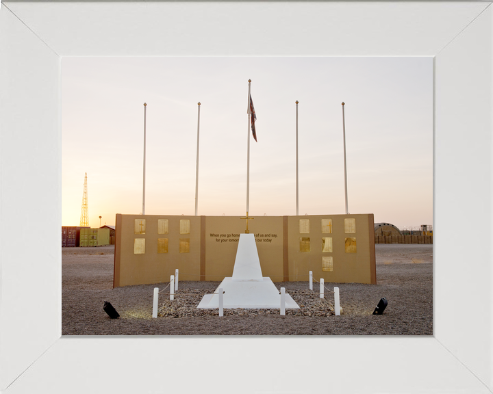 Camp Bastion Memorial Wall Afghanistan August 2014