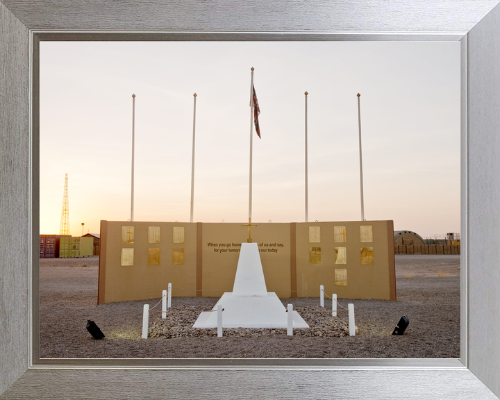 Camp Bastion Memorial Wall Afghanistan August 2014