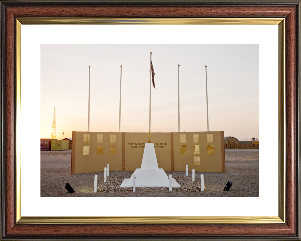 Camp Bastion Memorial Wall Afghanistan August 2014