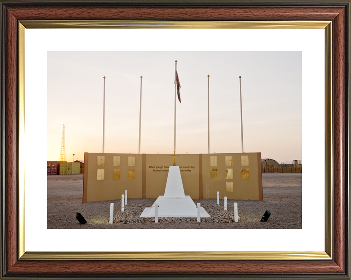 Camp Bastion Memorial Wall Afghanistan August 2014