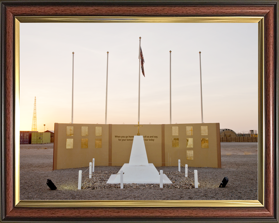 Camp Bastion Memorial Wall Afghanistan August 2014