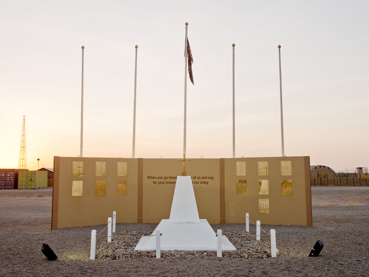 Camp Bastion Memorial Wall Afghanistan August 2014