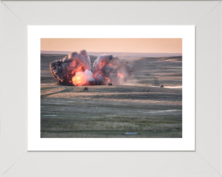 British Army 1 YORKS Live Firing BATUS Canada September 2014
