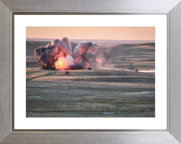 British Army 1 YORKS Live Firing BATUS Canada September 2014