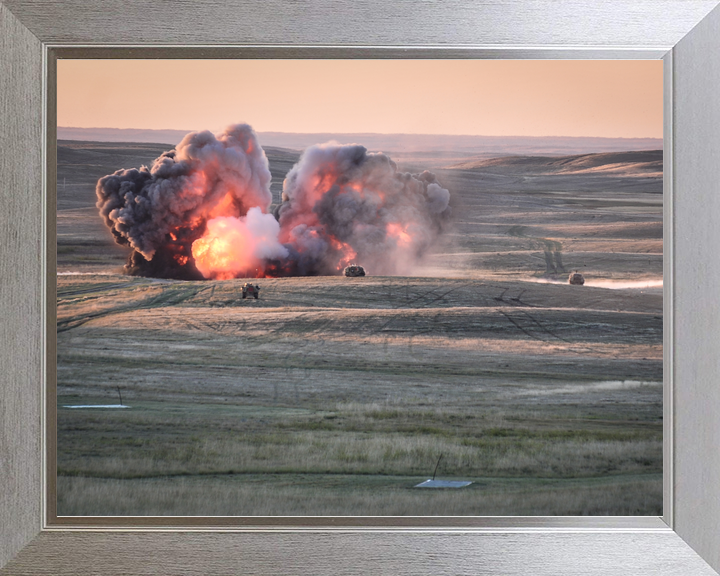 British Army 1 YORKS Live Firing BATUS Canada September 2014